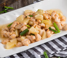 Курица с ананасом