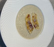 Рисовая каша с карамелизированным бананом на кокосовом молоке
