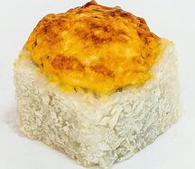 Запечённый Цезарь с креветкой