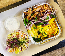 Фри с рваной свининой