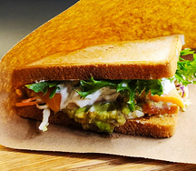 Сэндвич с лососем