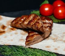 Люля-кебаб из курица с грибами