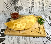 Чебурек с сыром и зеленью