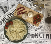 Вареники с картофелем и грибами вареные