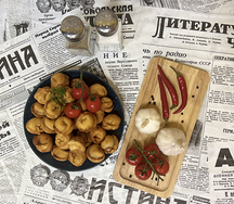 Пельмени из свинины и говядины жареные
