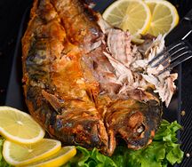 Жареная скумбрия 