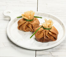 Блины с курицей и грибами