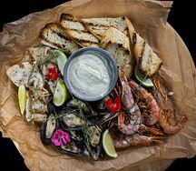 Гриль сет из морепродуктов