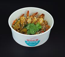 Рис с креветками и овощами 
