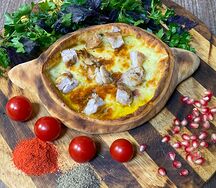 Хачапури с курицей сыром