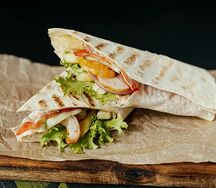 Шаурма с креветкой