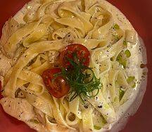 Паста с куриным филе