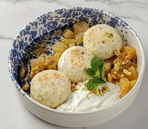 Сырники с маком и грушей