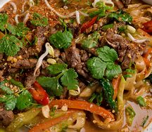 Лапша рамен с курицей