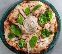 Курица и грибная эспума