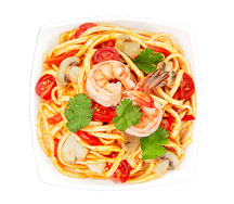 Wok Том ям с креветкой
