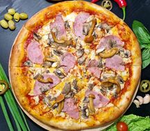 Ветчина и грибы