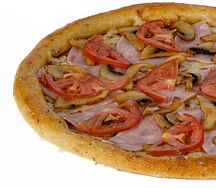 Пицца Грибная с ветчиной