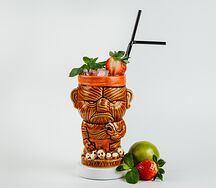 Мохито клубничный безалкогольный собственного приготовления