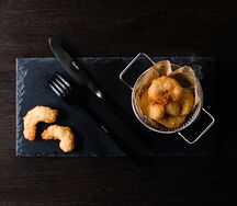 Креветки в кляре