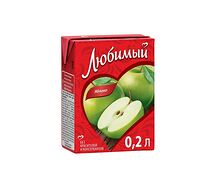 Сок яблочный Любимый