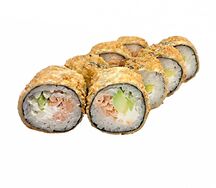 Темпура с лососем терияки 