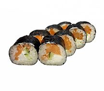 Ролл Блэк с лососем