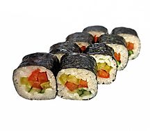 Ролл Блэк с овощами 
