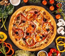 Пицца Ветчина и грибы