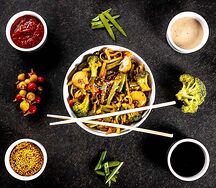 Вок с овощами