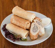 Блины с мясом