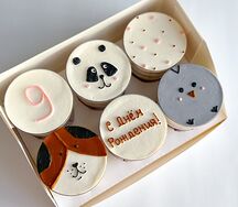 Набор 6 трайфлов со зверушками