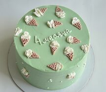 Бенто XL с рисунком (мороженое)