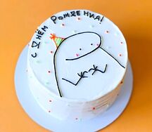 Бенто-торт ко дню рождения (с человечком)