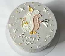 Бенто-медовик с ёжиком детский 