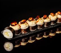 Запечённый с мидиями