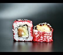 Ролл Калифорния гриль Спайси лосось