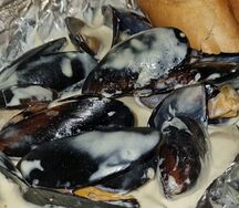 Мидии в соусе ДорБлю