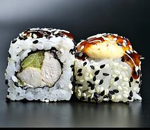 Ролл Калифорния гриль спайси цыплёнок