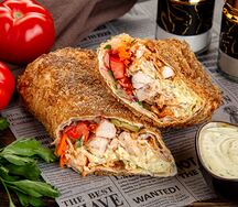 Шаурма в кляре с курицей