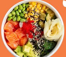 Большой боул лосось спайси-айоли