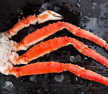 Отварная фаланга краба-стригуна L