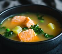 Мисо с лососем