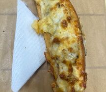 Лодочка с курицей и грибами