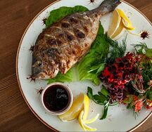 Дорадо на углях