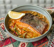 Лосось запечённый