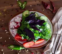 Букет из свежих овощей