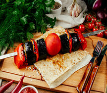 Овощной шашлык