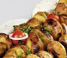 Картофель на углях