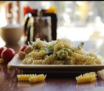 Паста с лососем